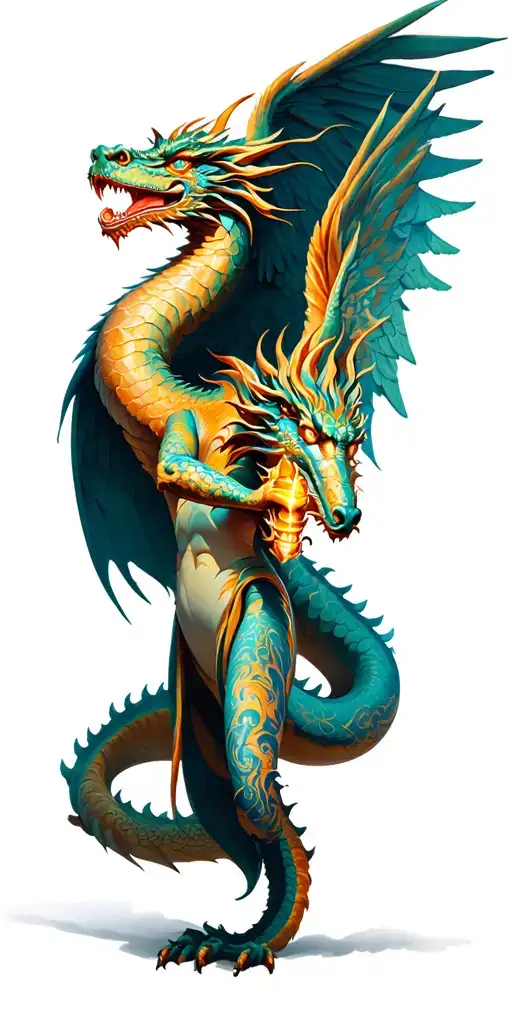 Dragon Protecting Angel