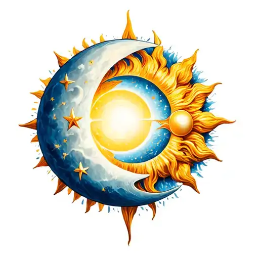 Sun Moon And Two Stars