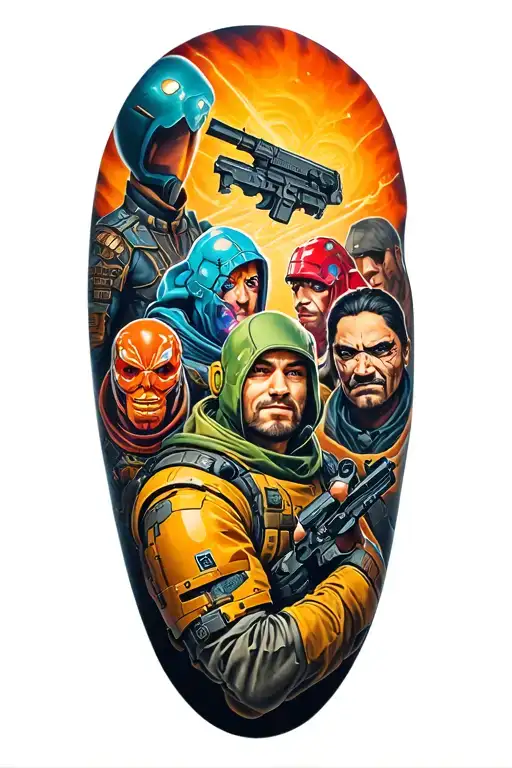 2009 Multiple Video Game Characters Sleeve