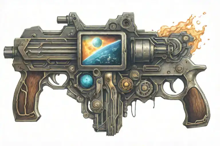 Space And Gun Gun