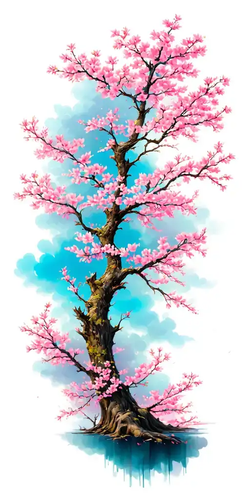 Cherry Blossom Tree Sleeve