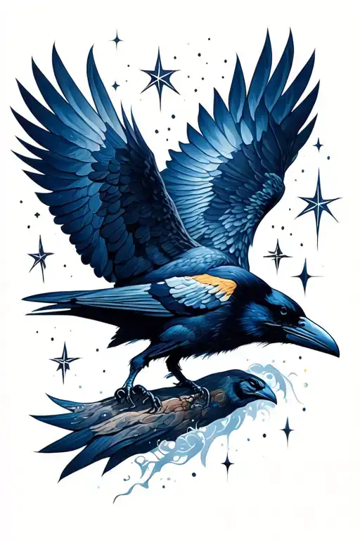Raven And Moutians Stars