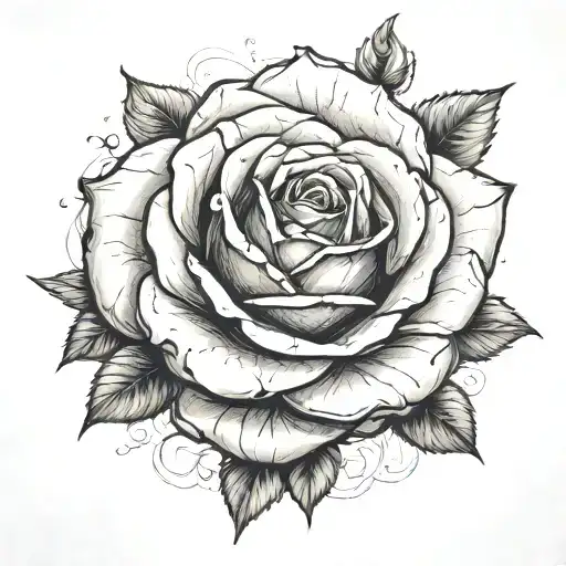 Rose With Magic Effects