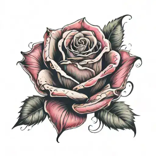 Rose With Magic Effects