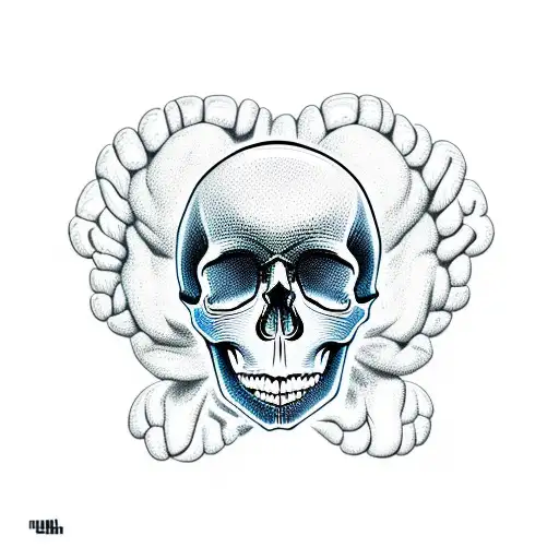 Skull With Brain Tumor