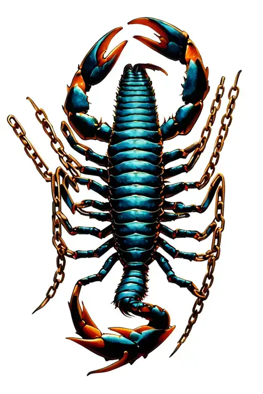 Scorpion With Chains
