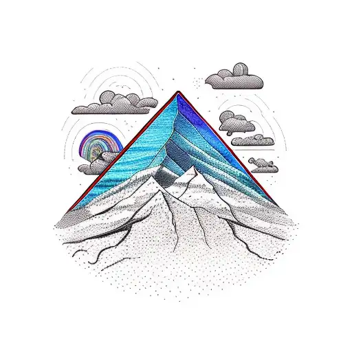 Rainbow And Mountain Bike