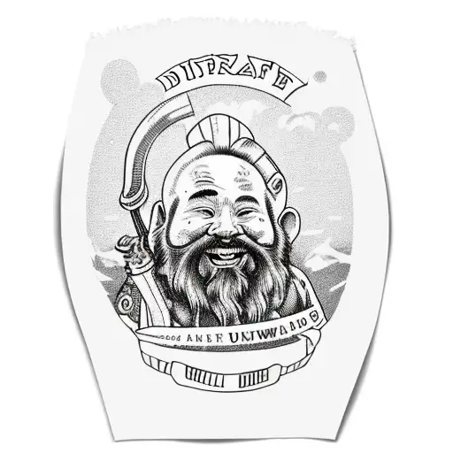 Dwarf From Chouffe Beer Go Down On Military A Parachute