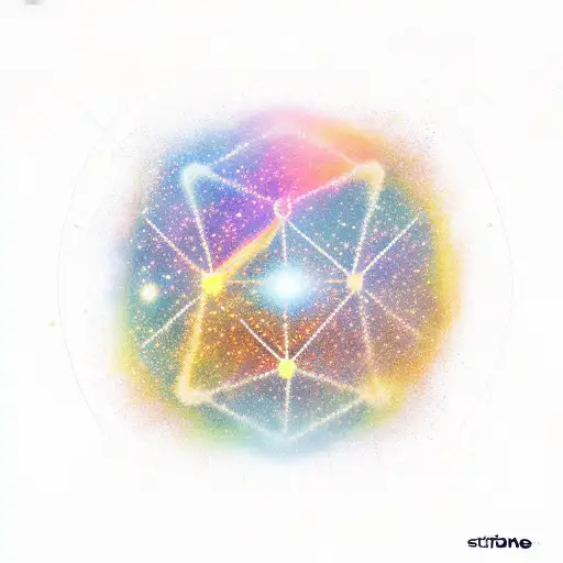 Chemical Formula Of Serotonine With A Galaxy Insted Of Elements