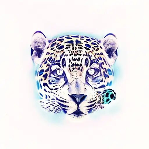 Jaguar Mama And Baby Jaguar