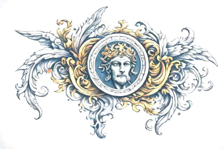 Antic Rome Greek God Symbol