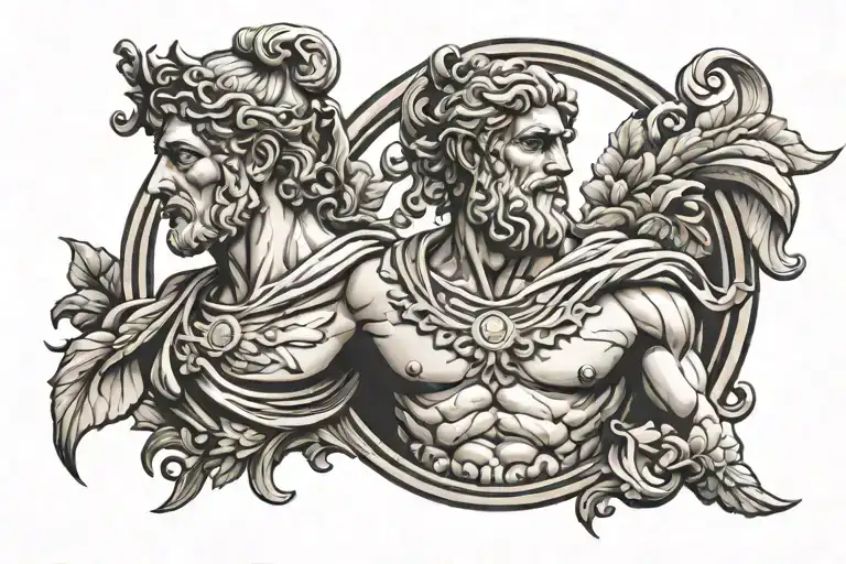 Antic Rome Greek God Symbol