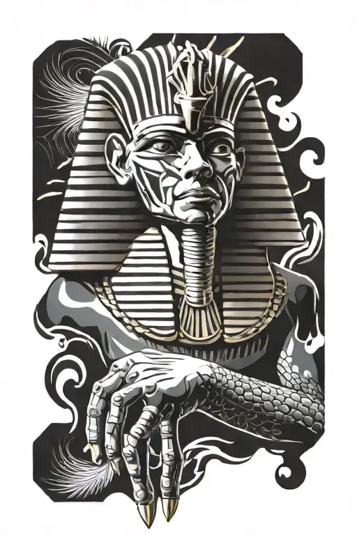 Pharaoh Egyptian Gods Hand