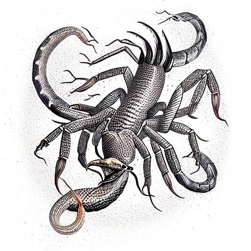 Scorpion Evolving To A Serpent Evolving To A Eagle