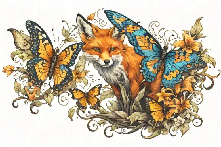 Fox Dragon Butterflies