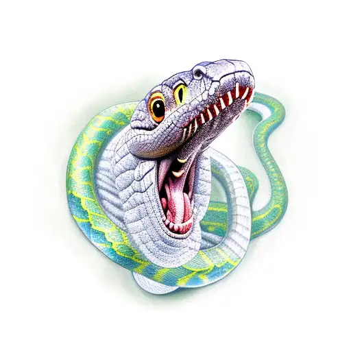 Snake Coming Out Of Mouth