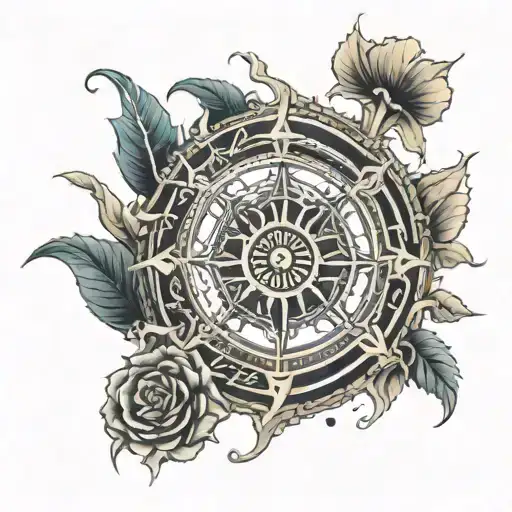 Dharmachakra Fine Line