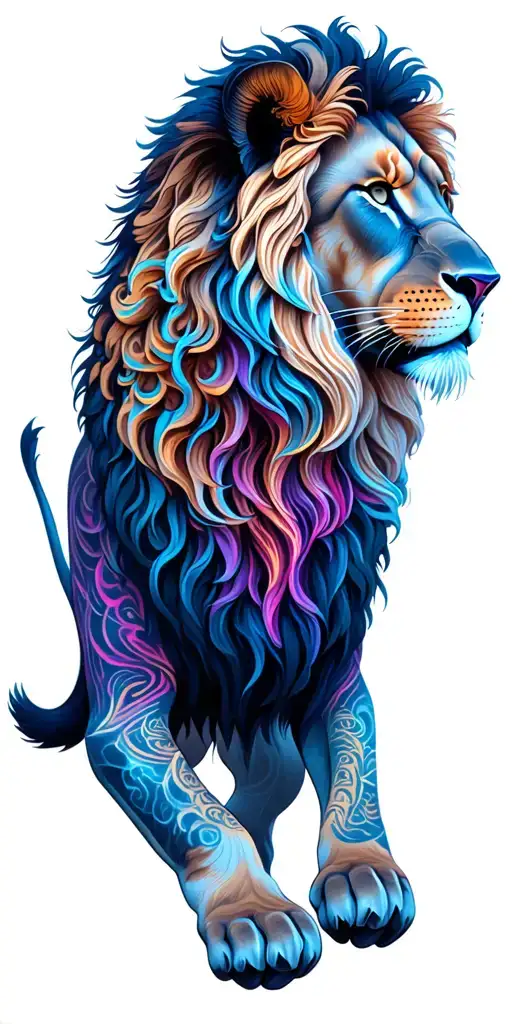 Lion Wearing