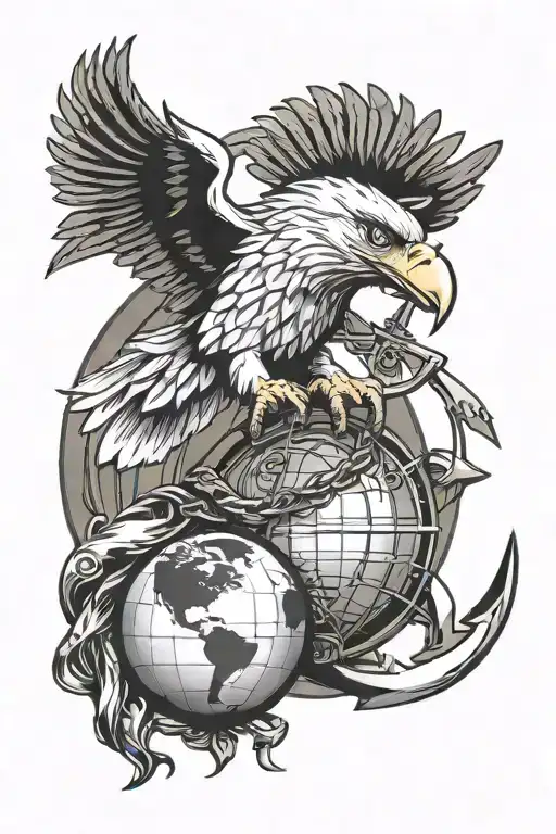 Eagle Globe And Anchor Usmc Eagle Globe
