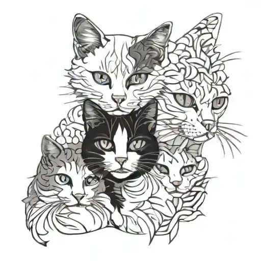 White And Black Cats