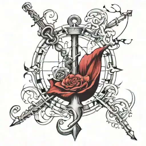 Heartbeat Line Anchor Windrose Music