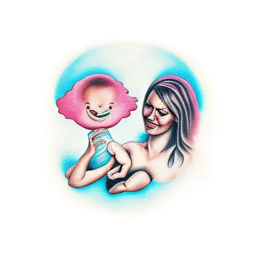 Breastfeeding Mother To A Son