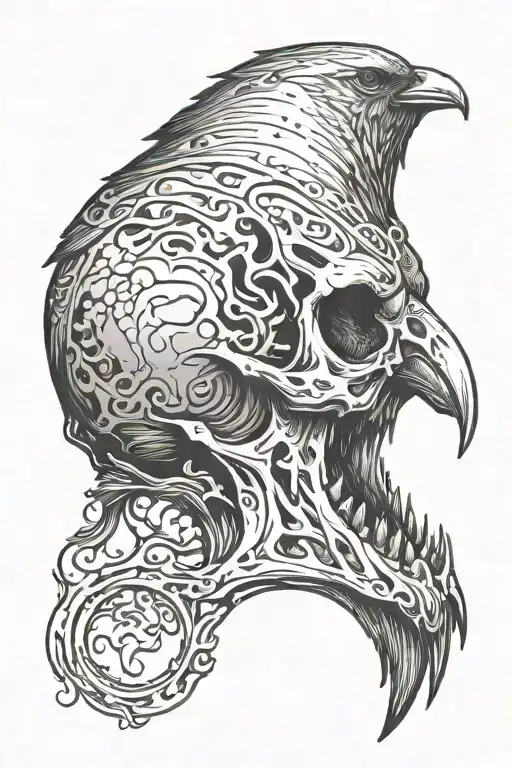 Raven Skull