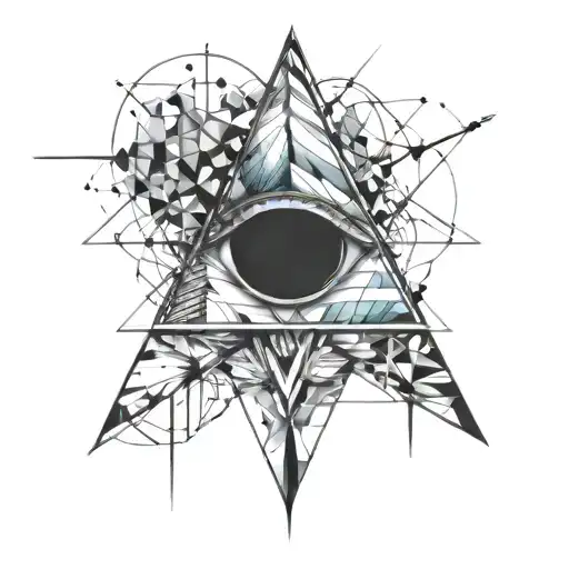 Triangle Depicting Cyberspace