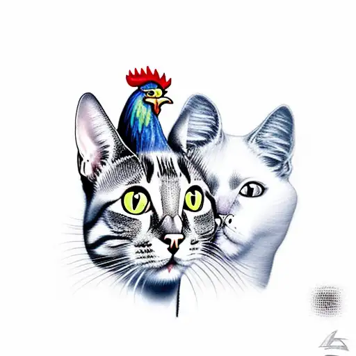The Cat And The Rooster