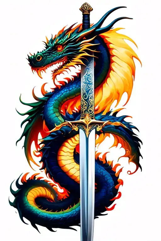 Dragon And Sword