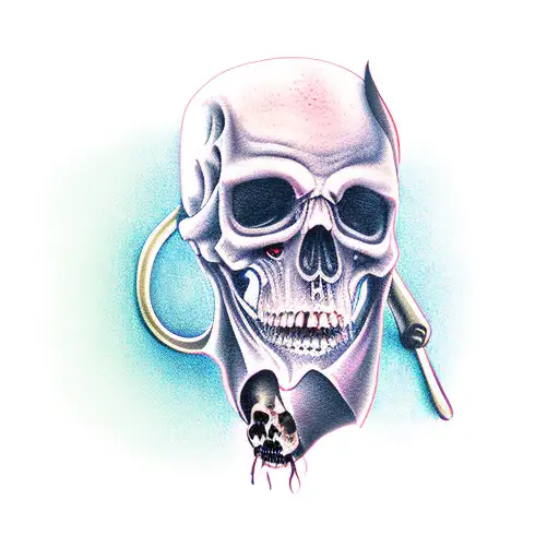 Grim Reaper With Scythe