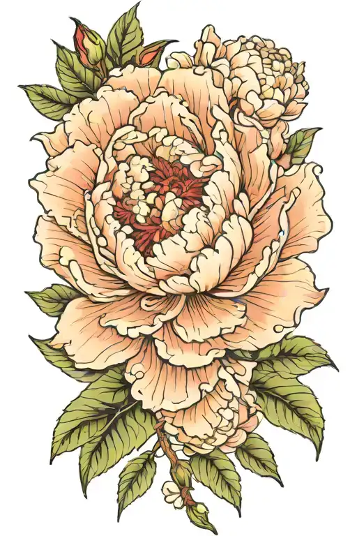 Giant Peony Flower