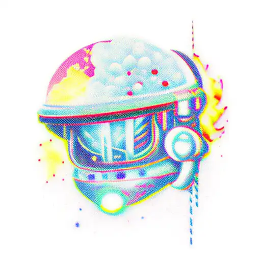 Astronaut With Graffiti