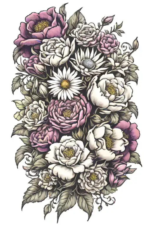 Birth Month Flowers Bouquet