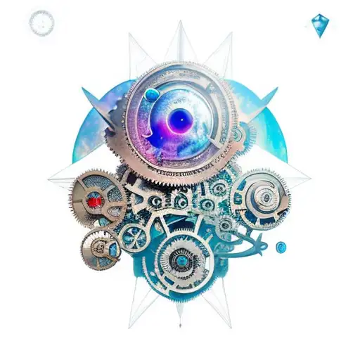 Masson Pyramid And Gears On Space