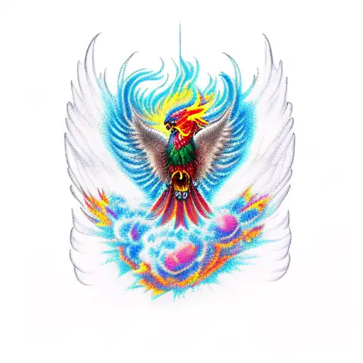 Phoenix Rising With Aviator Helmet