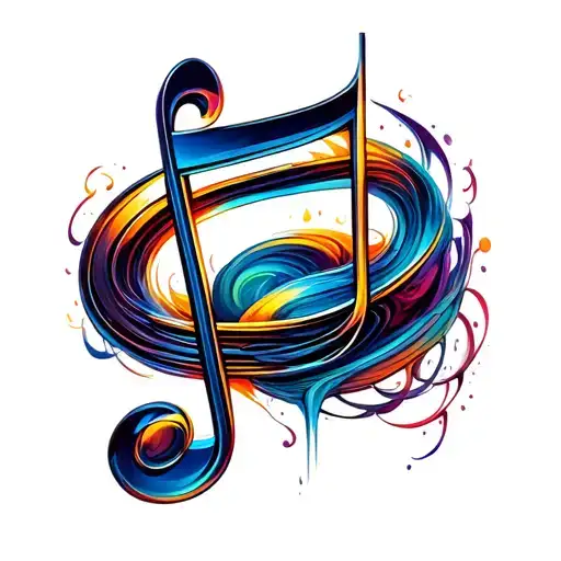 Car Turbo Morphing Into A Music Note