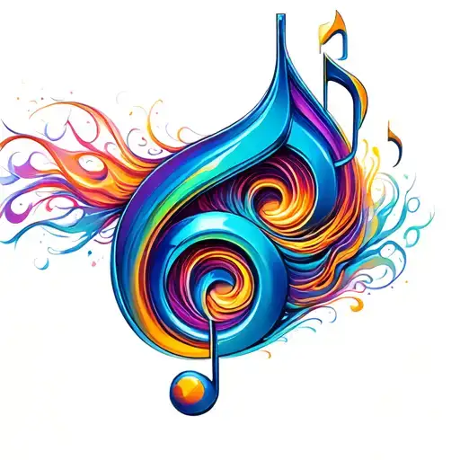 Car Turbo Morphing Into A Music Note