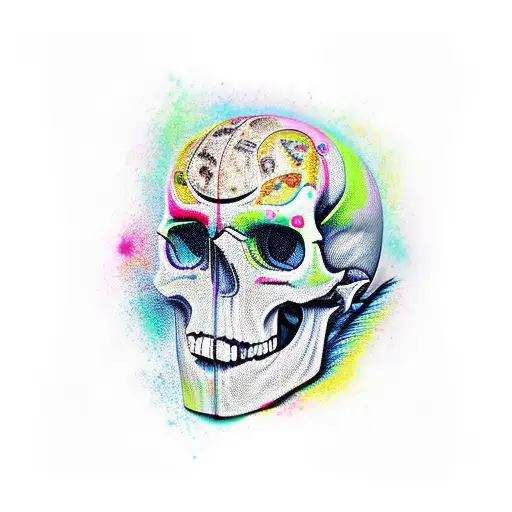 Grippy Skull All Color Epic Side