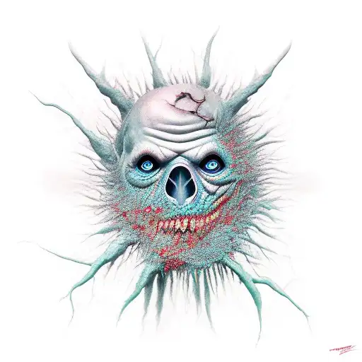 Demon Of Disease Screaming While Everything Dies