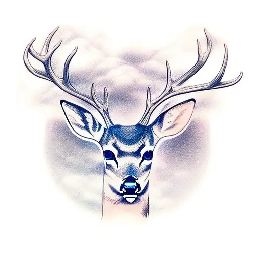 Deer In Cloud