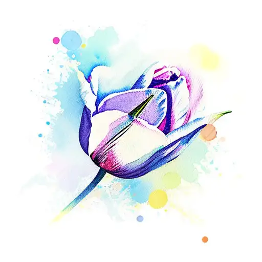 Watercolor Tulip