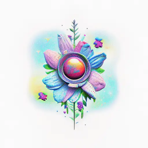 Flower And Astronaut