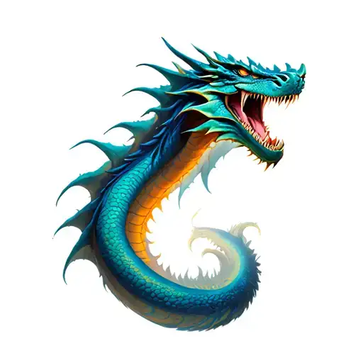 Leviathan Dragon Emerging