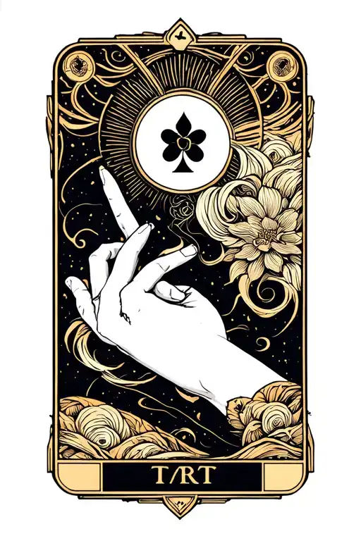 Tarot Cards Forming The Shape