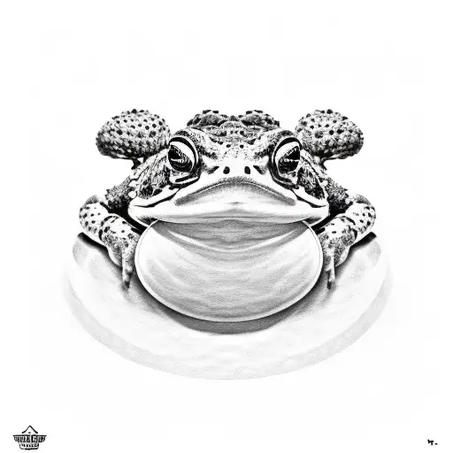 Toad With Ring And Norse Helmet