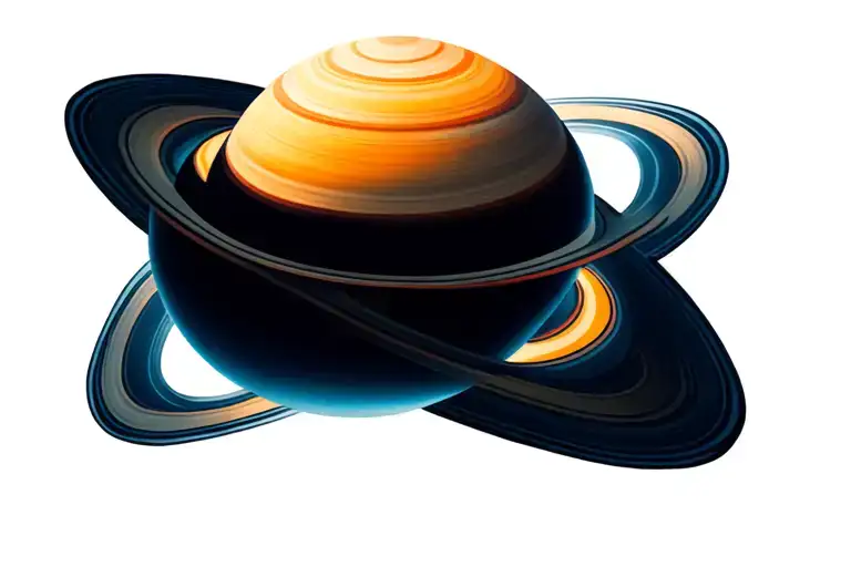 Saturn In Space