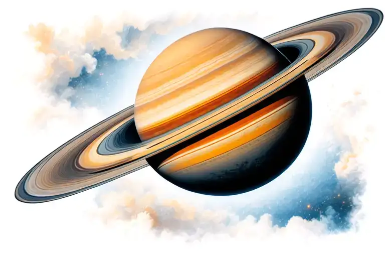 Realistic Photo Of Saturn Planet