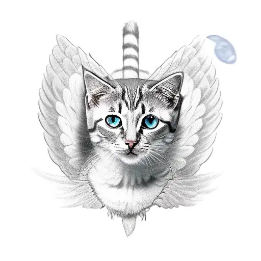 Hellenistic Cats With Angel Wings