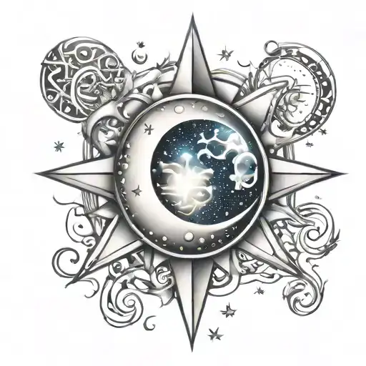 New Moon And Star Sign